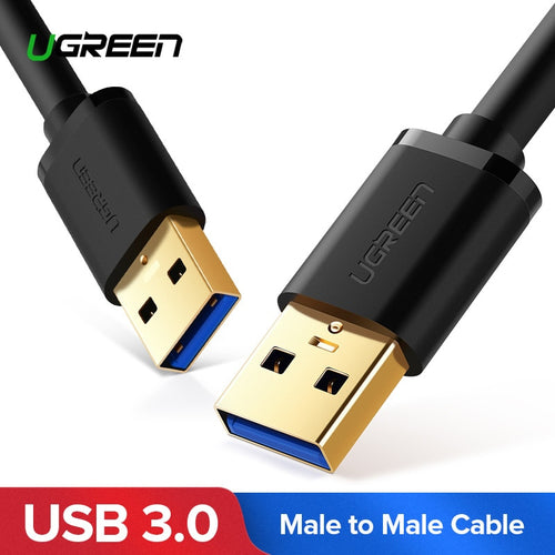 Ugreen USB to USB Cable Type A Male to Male USB 3.0 2.0 Extension Cable for Radiator Hard Disk Webcom USB 3.0 Cable Extender