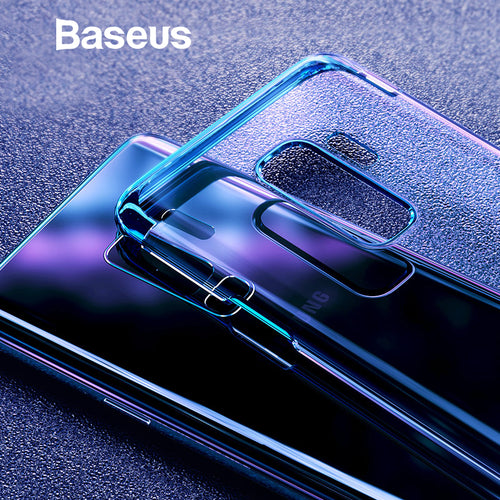 Baseus For Samsung Galaxy S9 Case Luxury Plating Hard Plastic Case For Samsung Galaxy S9 S9 Plus Ultra Thin Transparent Coque