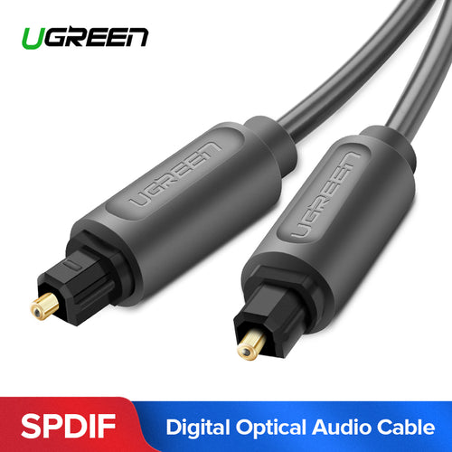 Ugreen Digital Optical Audio Cable Toslink 1m 3m SPDIF Coaxial Cable for Amplifiers Blu-ray Player Xbox 360 Soundbar Fiber Cable