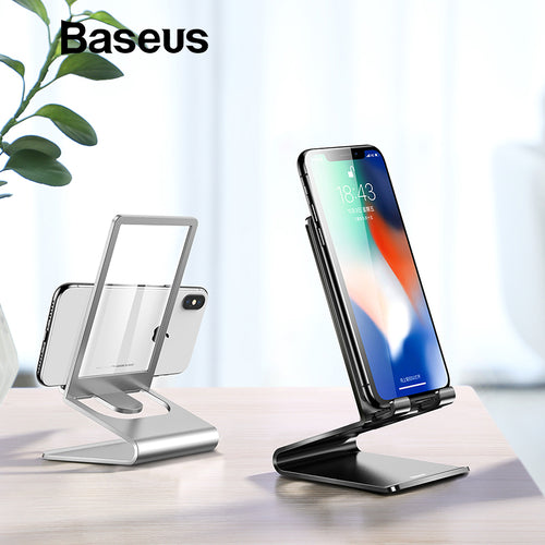 Baseus Mobile Phone Holder Stand for Desk Bed Home Office Desktop Phone Holder for iPhone X iPad Xiaomi Tablet Smart Phone Stand