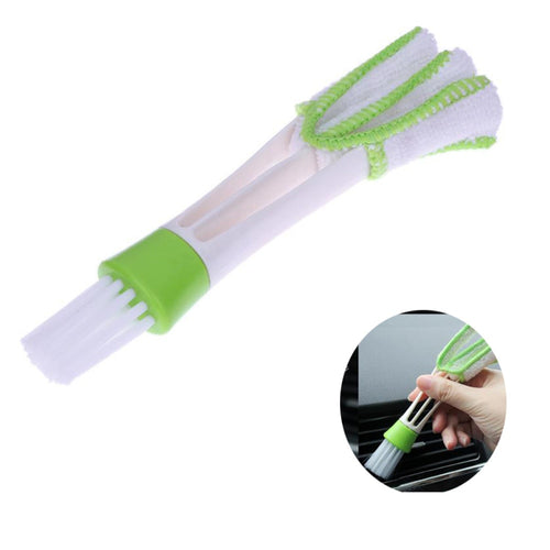 1PC Car Cleaning Brush Double Ended Car Air Vent Slit Cleaner Brush Dustinges Blinds Keyboard Home Cleaning Tool