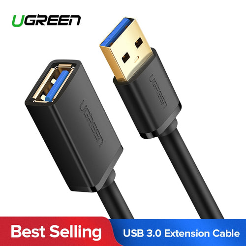 Ugreen USB Extension Cable USB 3.0 Cable for Smart TV PS4 Xbox One SSD USB3.0 2.0 to Extender Data Cord Mini USB Extension Cable